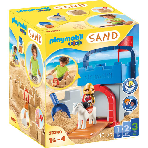 PLAYMOBIL Κάστρο Ιππότη Playmobil με Κάδο Άμμου