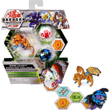Pack Inicial Bakugan 3-Pack, Fused Pharol x Gillator Ultra, Figuras de Acción Coleccionables