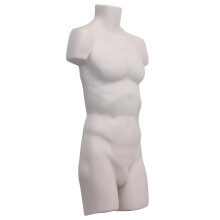 Adult Male Full Size Hanging Body Form Display Mannequin Body Form Mannequin Display Form Ideal for Shop Display, Market Traders (Skin Tone)
