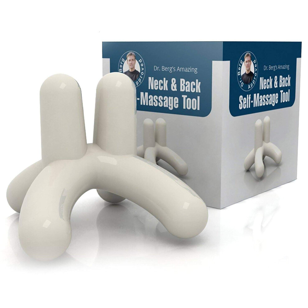 Dr. Berg Body, Neck & Back Self-Massage Tool (L-Model 2) - 3-Sided, Full-Body Tension Relief, Easy Instructions