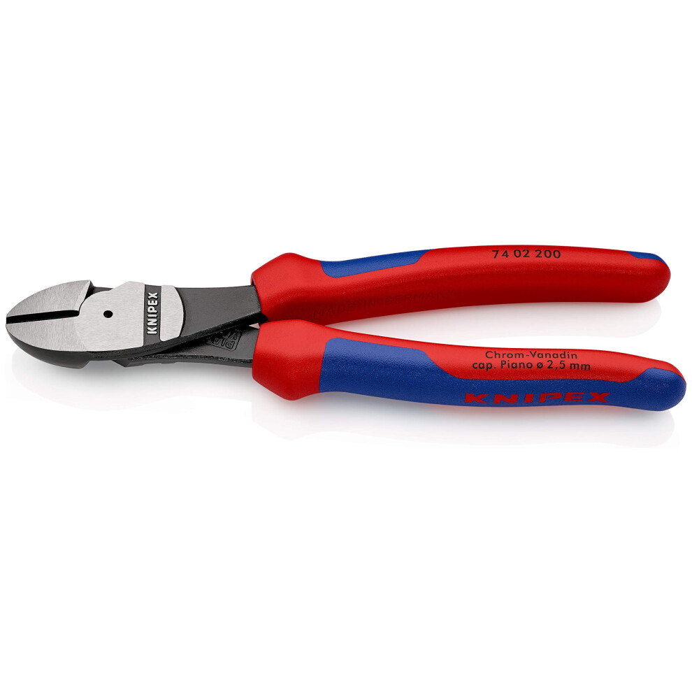 KNIPEX - KPX7402200 Tools - High Leverage Diagonal Cutters, Multi-Component (7402200) 8 inches