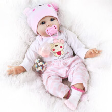 CHAREX Poupées Bébé Reborn Fille - Poupée Nouveau-Né 16 Pouces Réaliste en Vinyle Souple, Jouet Idéal pour Enfants de 3 Ans et Plus