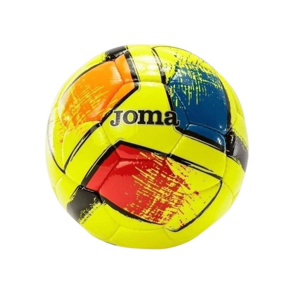 Joma Dali II Soccer Ball (White-greenSilverBlue, Size 5)