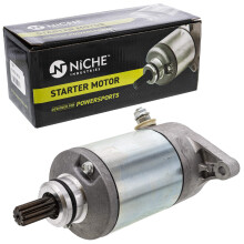 NICHE Startermotor 31100-19B00 Hochdrehmoment für Arctic Cat Suzuki QuadRunner 250 4WD KingQuad 300