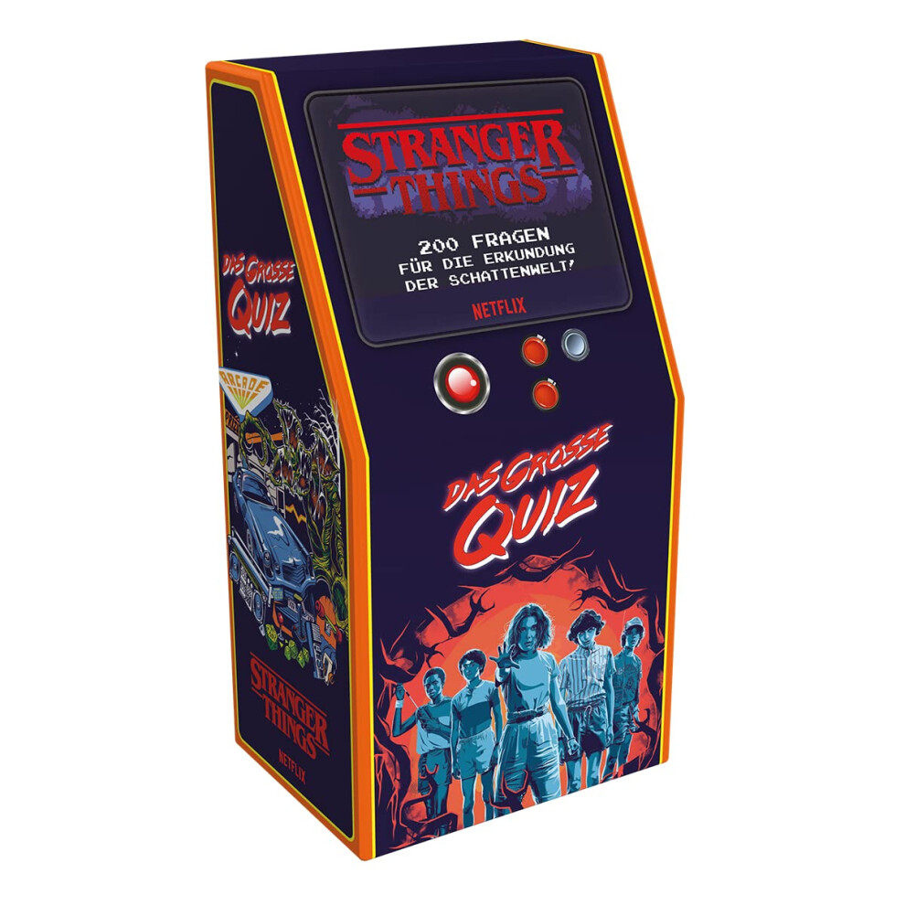 Larousse- Stranger Things The Great Game Quiz, Color, Multicolor. (LARD0003), German Language