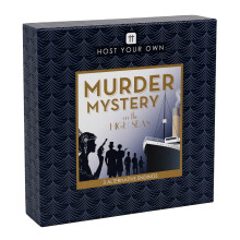 Talking Tables Reusable Murder Mystery Game Death on The Boat, Interactive Family Dinner Party Games Night, Halloween, Christmas Solve The Crime Case