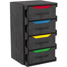 Tokens Lair - Scatola per gettoni premium tutto in uno con vassoio per dadi integrato per un'esperienza di gioco definitiva Conservazione multifu