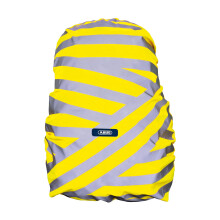 ABUS Reflective Rain Cover for Backpacks - Lumino X-Urban Cover - Waterproof & Visible Backpack Cover - Yellow/Silver