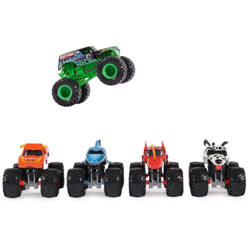 Monster Jam Monster Jam, Επίσημο Πακέτο Pit Party 5-Pack με 1:64 Scale Monster Trucks 2
