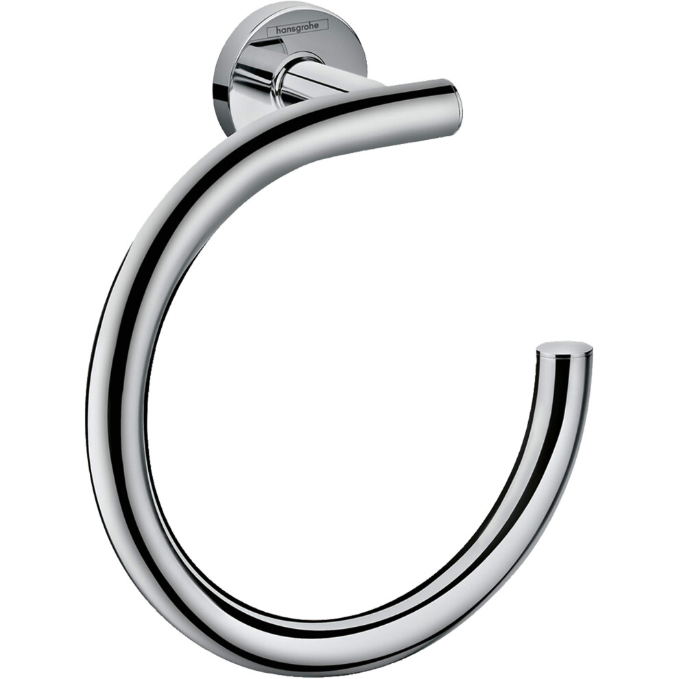 hansgrohe Towel_Ring 7-inch Towel_Ring in Chrome, 41724000