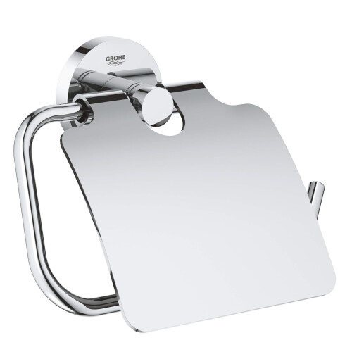 Grohe GROHE 40367001 Essentials Τοίχου Θήκη Χαρτιού Υγιεινής με Κάλυμμα, Σταχτοχρυσό