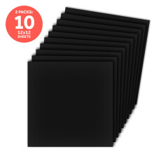 Multipack of 2 - Classic Card - Jet Black - 12" x 12" - 9132E2