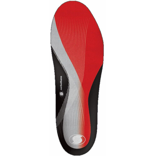 Sorbothane Sorbothane Double Strike Insoles Red/Grey, Size 10 2