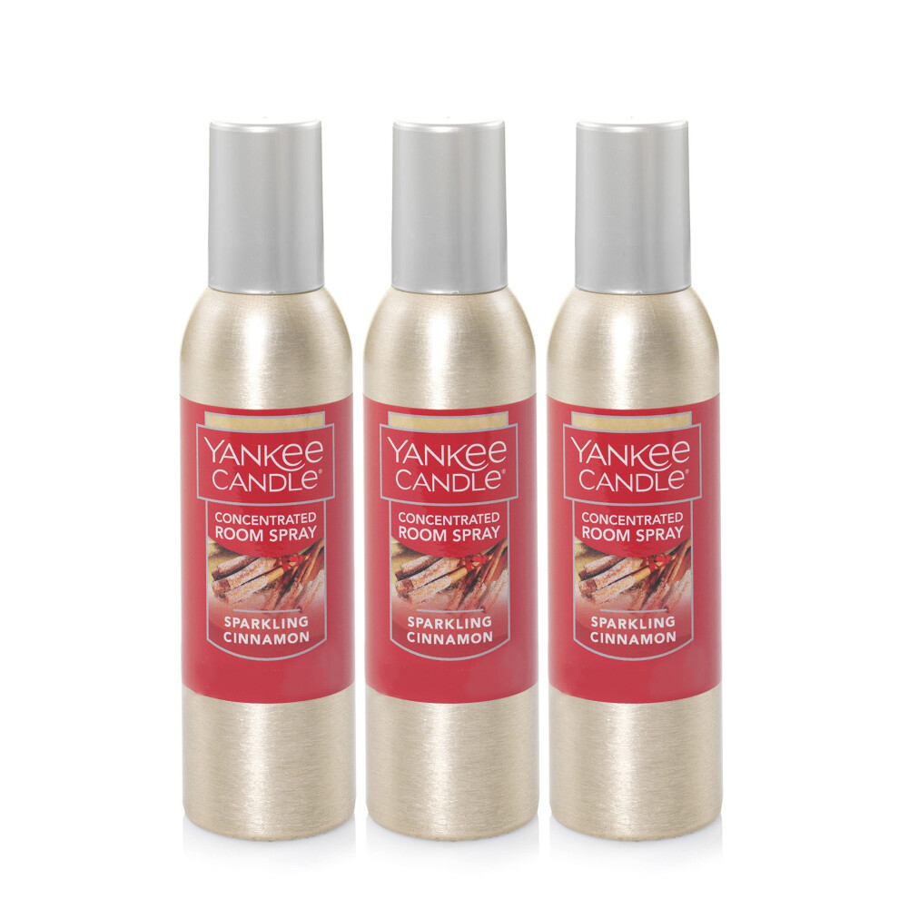 Yankee Candle 3-Pack Concentrated Room Spray - Sparkling Cinnamon