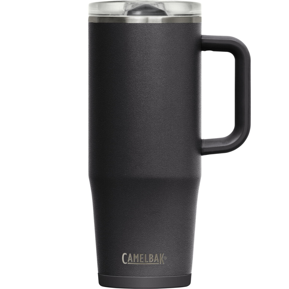 CamelBak Thrive Leak-Proof 32 oz Mug, Insulated Stainless Steel - For travel, coffee, tea, hot beverages - Spill Proof Cup-holder Compatible, Black