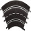 Carrera Carrera 20571 Curve 1/60 3 db - Digitlis 124/132 & Analg 1