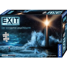 BATTOP Kosmos 698881 EXIT - Das Spiel + Puzzle: Der einsame Leuchtturm, Level: Fortgeschrittene, Escape Room Spiel mit Puzzle