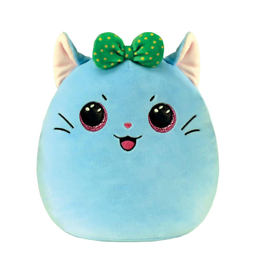 Ty Toys Squish a Boo Cat Kirra - 31 CM, Green (2009315)