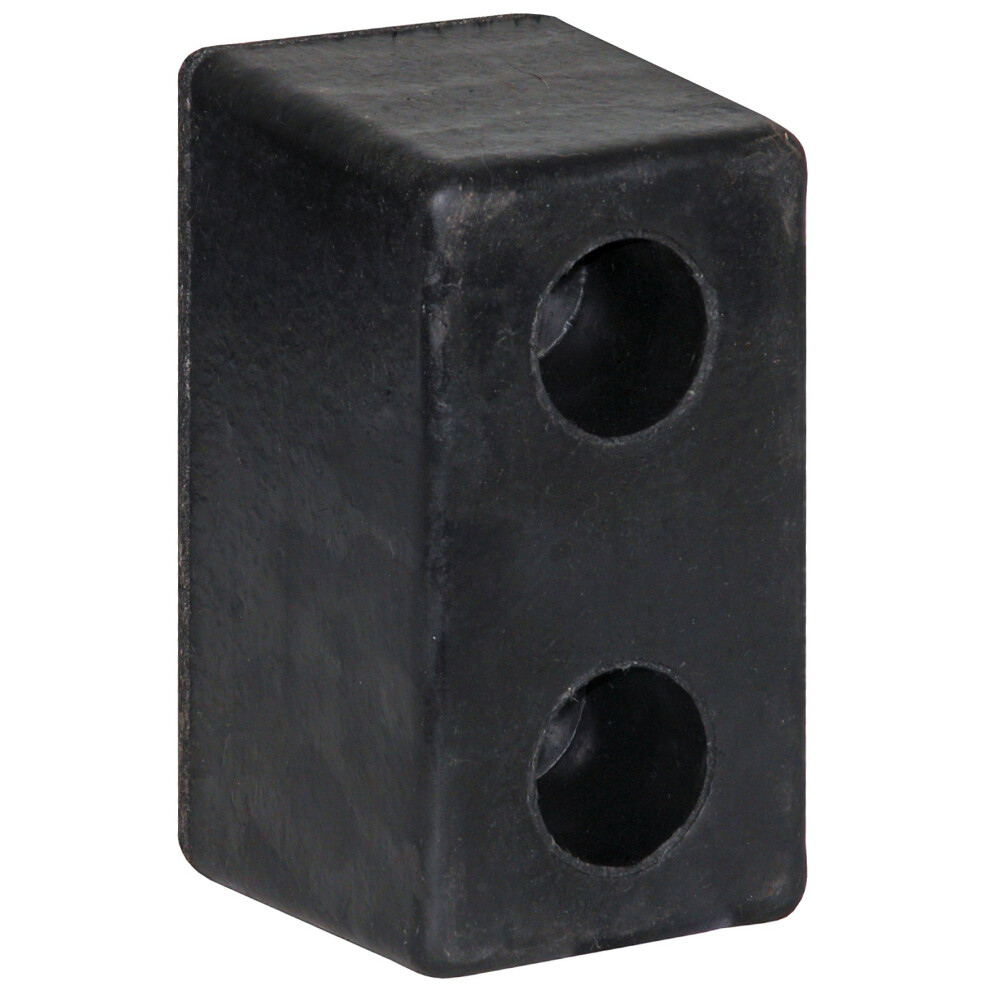 Buyers Products B6000l Molded Rubber Bumper 3 X 5 X 6 Inch, Set Of Two Bumpers For Truck And Trailer Protection, Durable Dock Bumper For Equipment An 724920018814