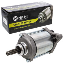 NICHE Startermotor Hochdrehmoment für Honda FourTrax Foreman Rancher 420 Pioneer 500 31200-HP5-601