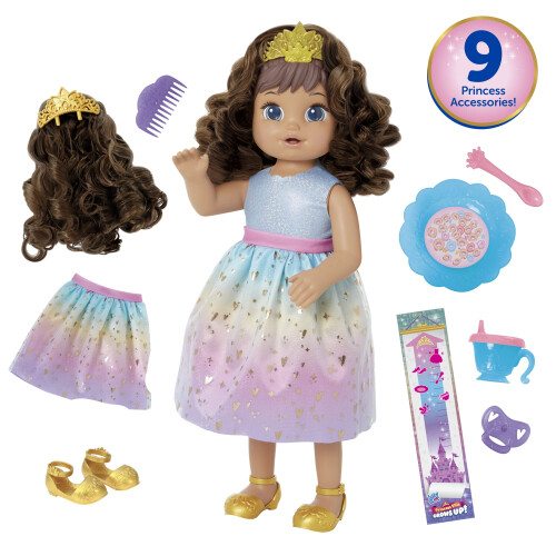 Baby Alive Baby Alive Πριγκίπισσα Έλι: Αναπτυσσόμενη Κούκλα με Αξεσουάρ, 18-Inch 1