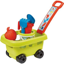 ECOIFFIER Garten 4345 - Gartenwagen mit Zubehör - 18 Monate - Praktisch zum Transportieren seiner Werkzeuge