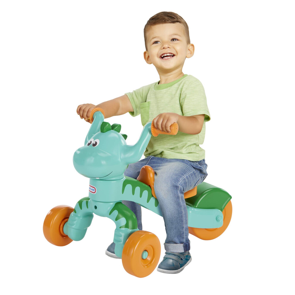 Little Tikes Go and Grow Dino Indoor Outdoor Ride On Toy Trike for Preschool Kids - Toddlers Dinosaur Inspired Toys and Toddler Trike to Develop Moto