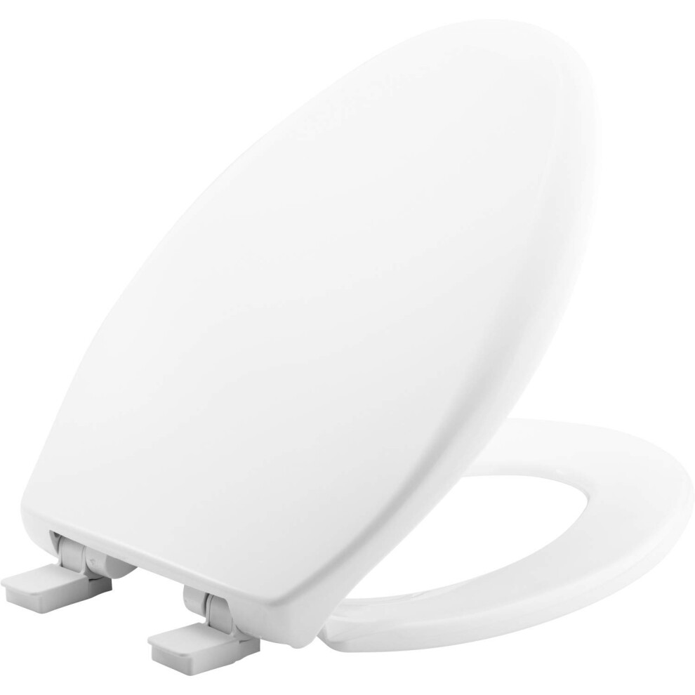 MAYFAIR 1887SLOW 000 Affinity Slow Close Removable Toilet Seat that will Never Loosen, Providing the Perfect Fit, ELONGATED, Long Lasting Solid Plast