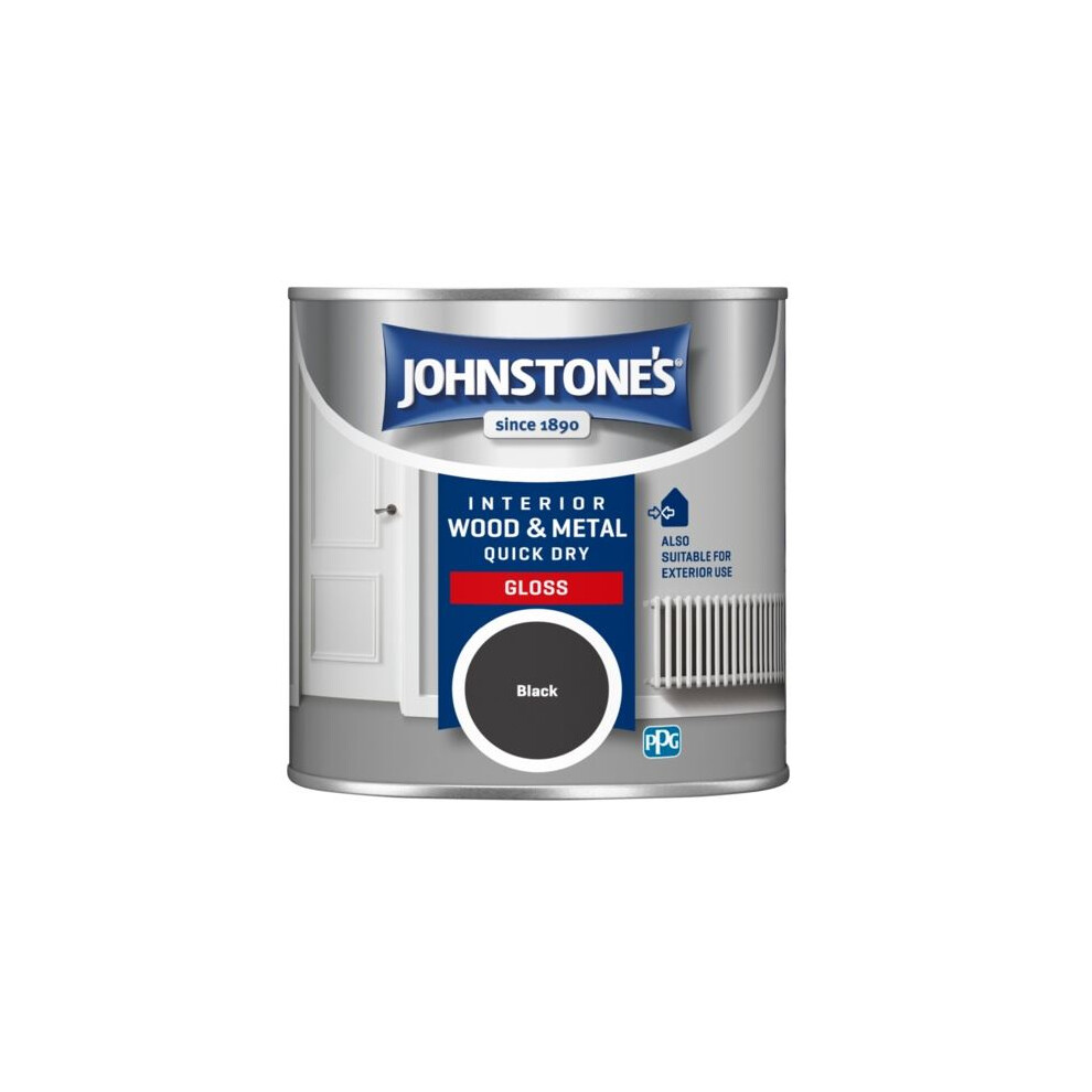 Johnstone's - Quick Dry Gloss - 250ml Black