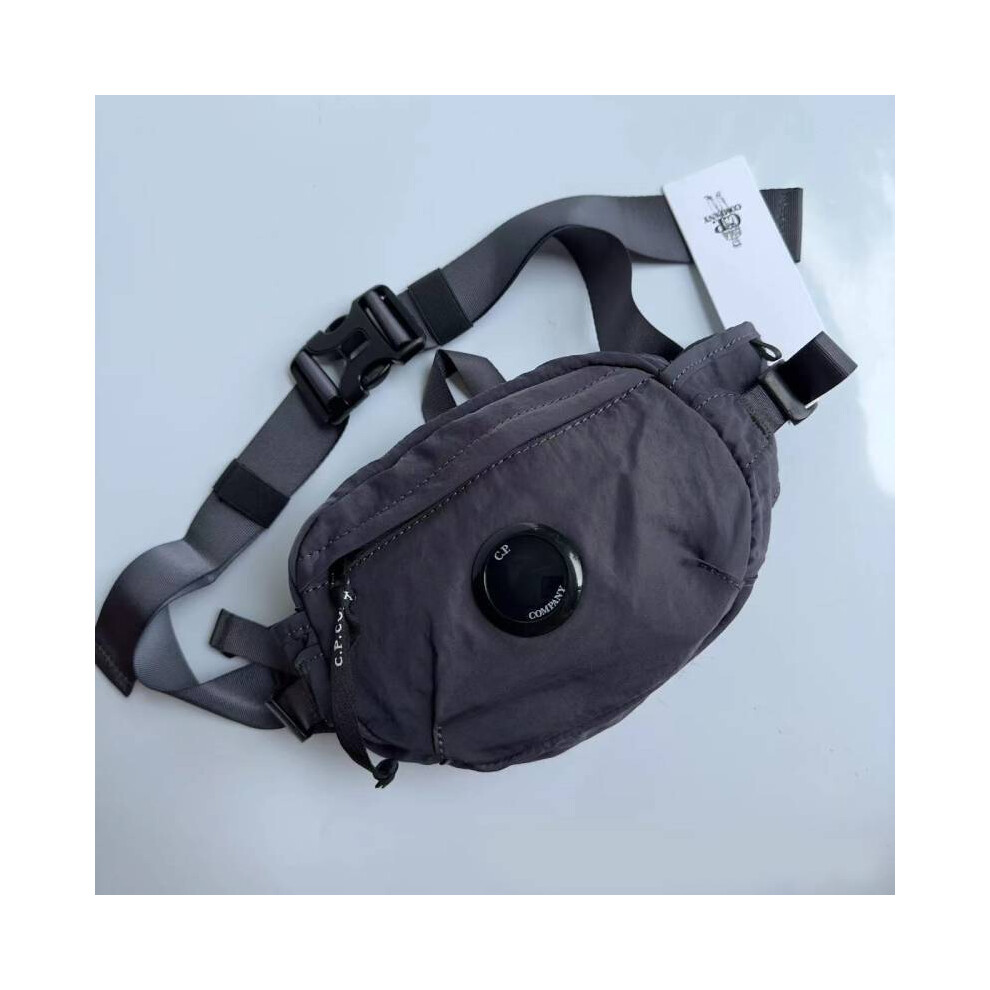 (Gray) C P Company Crossbody Chest Bag Street Hip Hop Trendy Waistpa Mens Belt Bag