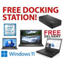 Fast Intel Core i5 6th Gen Laptop With Windows 11 8GB RAM 256GB SSD Wifi - Refurbished