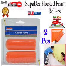 Decorating Paint Flocked Foam Roller Refills 4"/100mm - Pack of 2