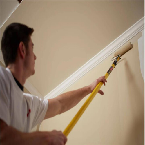 DIY Decorating Time Saving Paint Pole For Softgrip Roller Set 9"/225mm 1