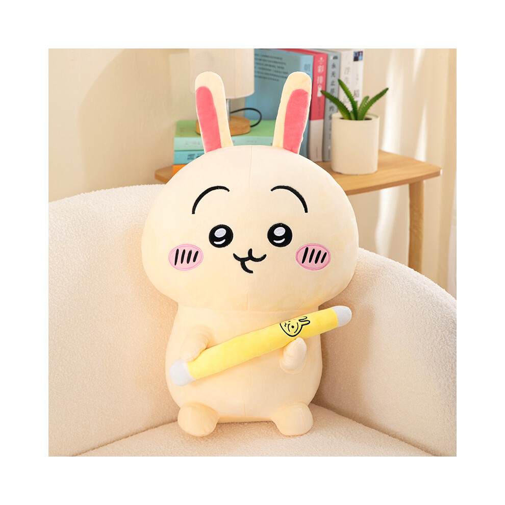 (Yellow, 40cm/15.75in) Chiikawa Usagi Hachiware Plush Toy Cuddly Cartoon Children Holiday Pillow Doll