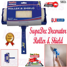 Paint Roller & Shield 9"/ 225mm x 38mm For Walls Ceilings Blue