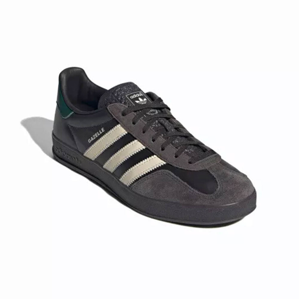 (UK7/EU40.5/25.5CM ) adidas Gazelle Indoor 'Black Brown Green' IH0374 Men's Women Shoes