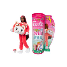 Barbie Cutie Reveal Puppe & Zubehör mit Tierkostüm & 10 Überraschungen, einschließlich Farbwechsel