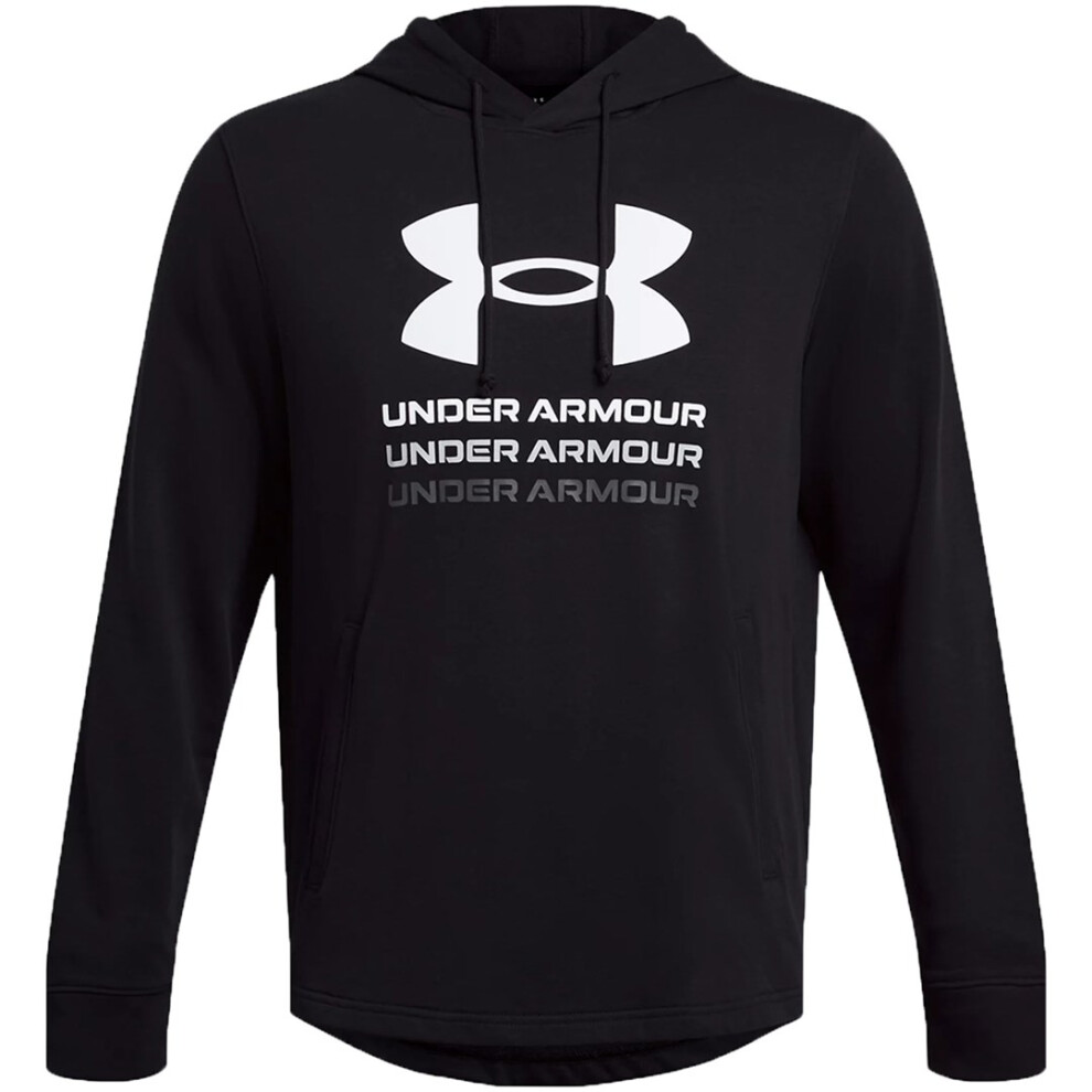 Under Armour UA Rival Terry Graphic Hoodie black 1386047 001