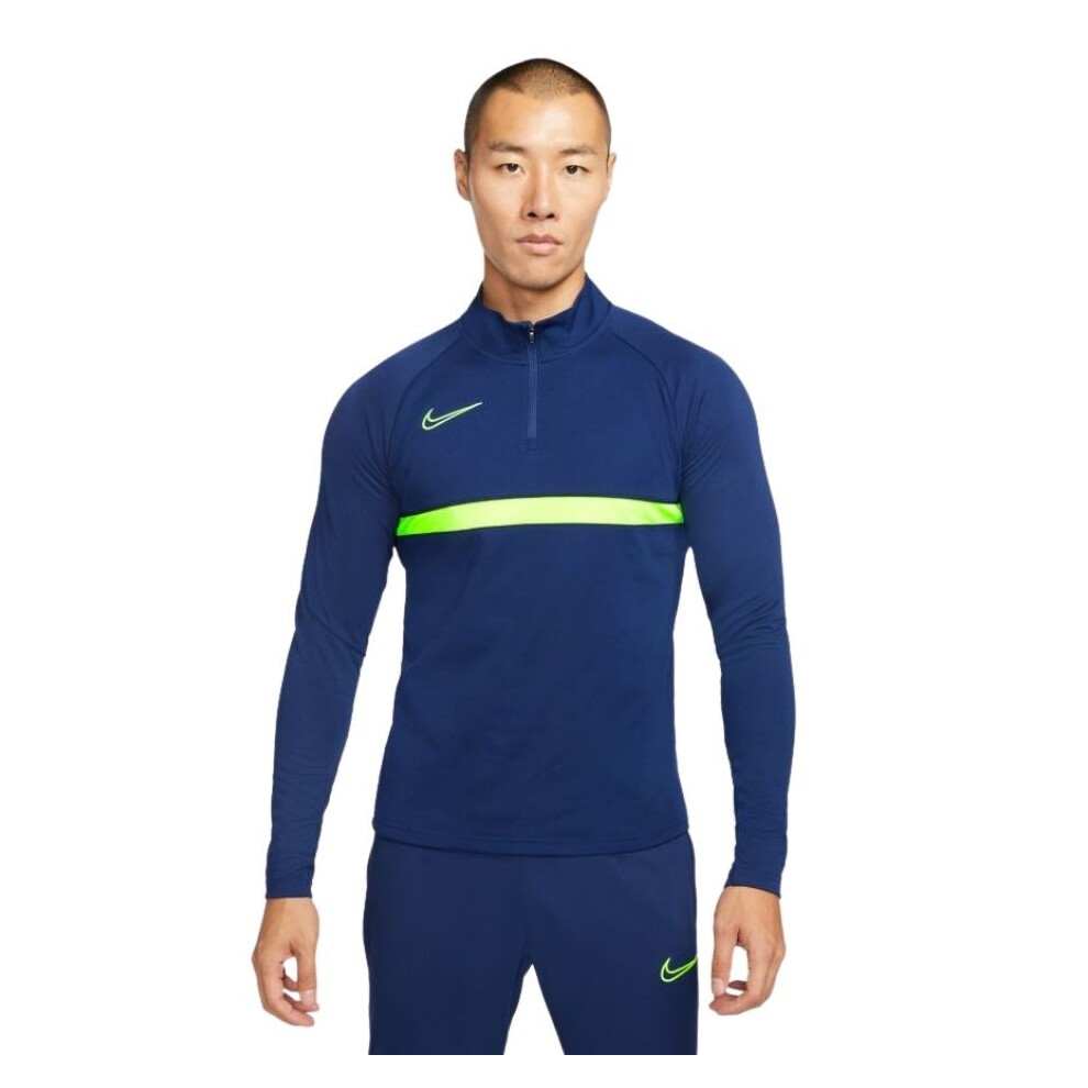 Nike Dri-Fit Academy 21 Dril Top Men's Sweatshirt navy blue CW6110 492 L