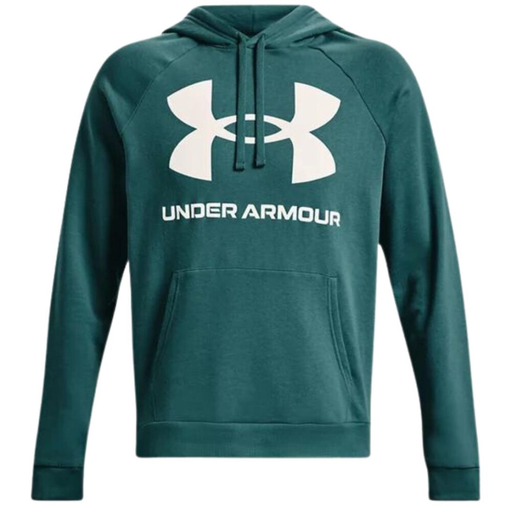 Under Armour Men's Rival Fleece Big Logo HD Green 1357093 722