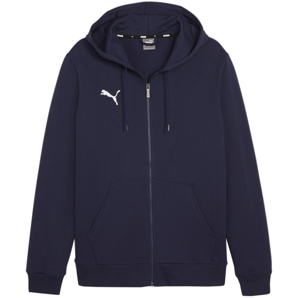 Puma Team Goal Casuals Hooded Navy Blue 658595 06