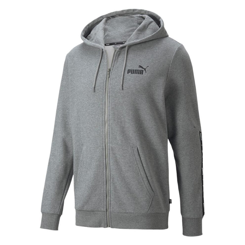 Puma ESS+ Tape Full-Zip Hoodie TR grey 848768 03