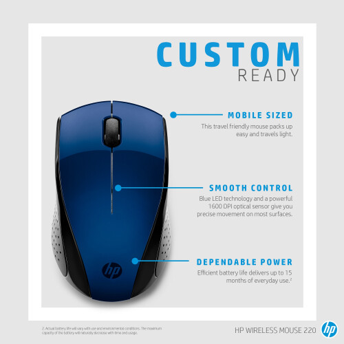 HP HP 220 mouse Ambidextrous RF Wireless 2