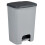 Curver CURVER Abfallbehälter 40L Abfalltrennbehälter mit Pedal Graphit 1