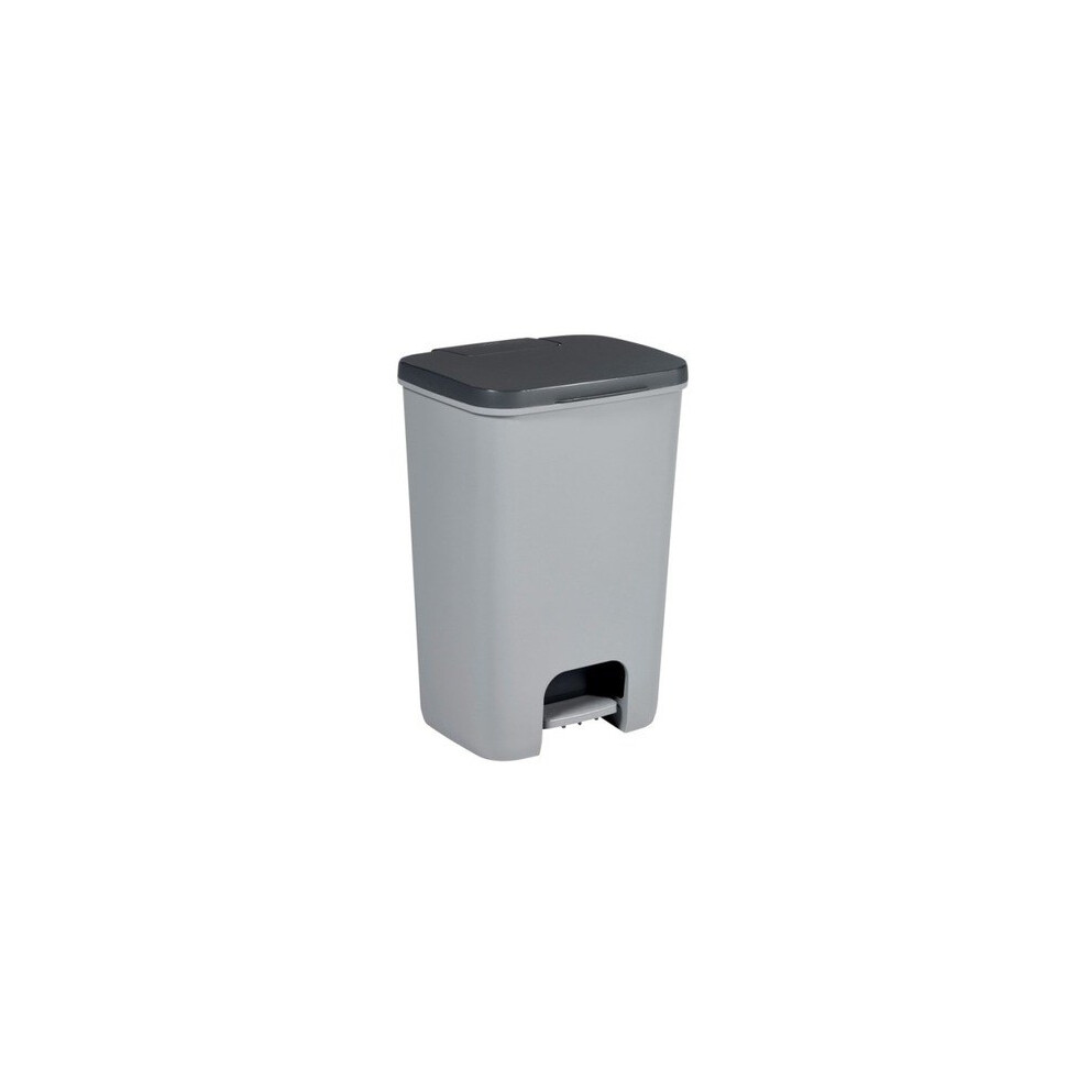 CURVER ESSENTIALS WASTE BIN 40L /GREY/ GRAPHITE