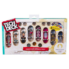 Tech Deck Fingerboard Set Olympic 6070368 - Spin Master Authentic Pro-Grade Mini Skateboard