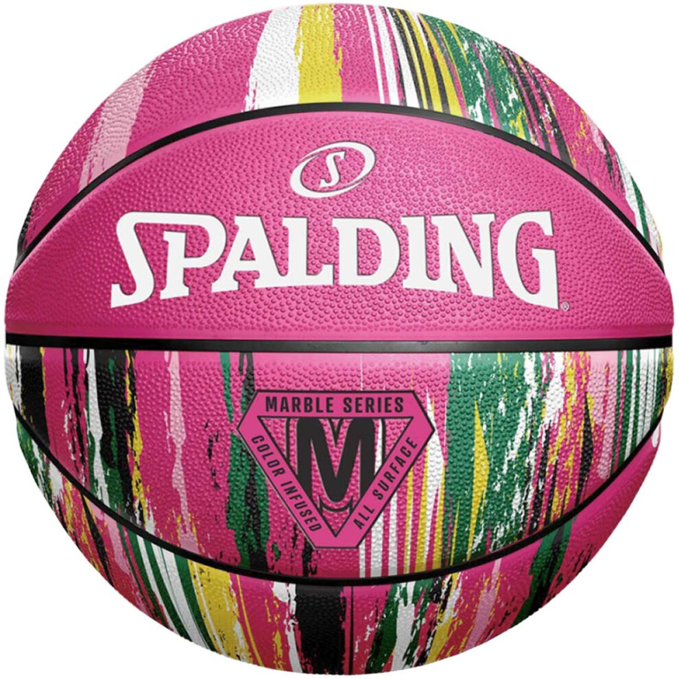 Spalding Marble pink basketball size 7 84402Z