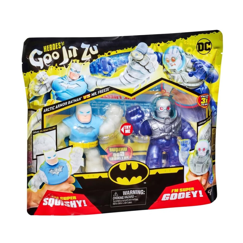 Heroes Of Goo Jit Zu Dc Versus Pack Arctic Armour Batman Vs Mr Freeze