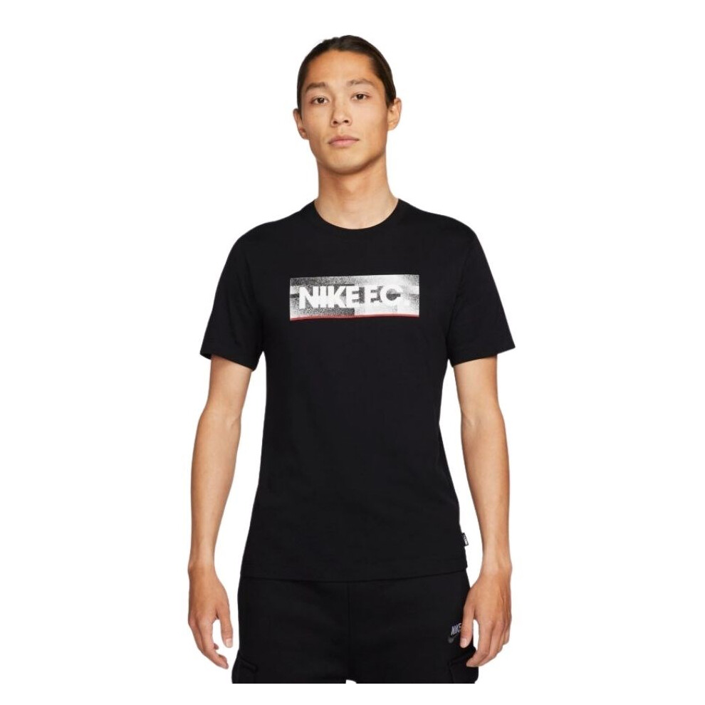 Nike NK Fc Tee Seasonal Block Men's T-Shirt Black DH7444 010 M