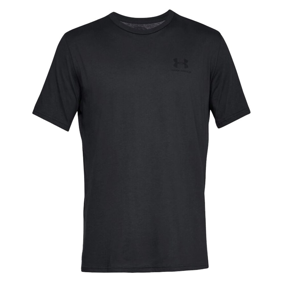Under Armour Sportstyle Left Chest Ss Men's T-Shirt Black 1326799 001 Xl